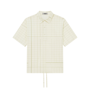 DRAWSTRING-HEM POLO