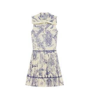 KNIT PLEAT DRESS