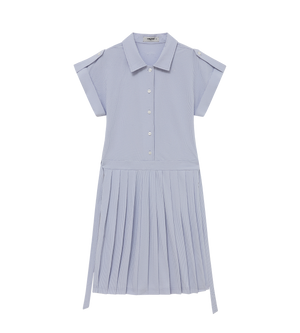 Dolman Sleeve Pleated Dress