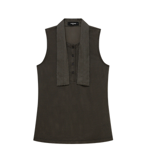 Tie Collar Top