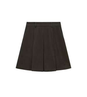 Bound Box Pleat Skirt