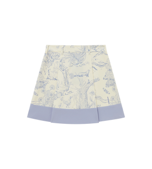 Bound Box Pleat Skirt