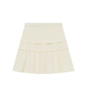 Eyelet Knit Skirt