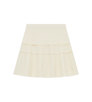 Eyelet Knit Skirt
