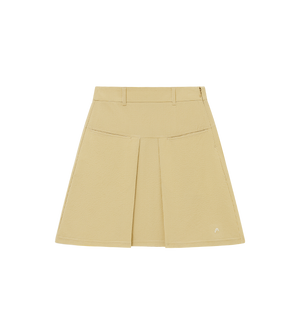YOKE PLEAT SKIRT
