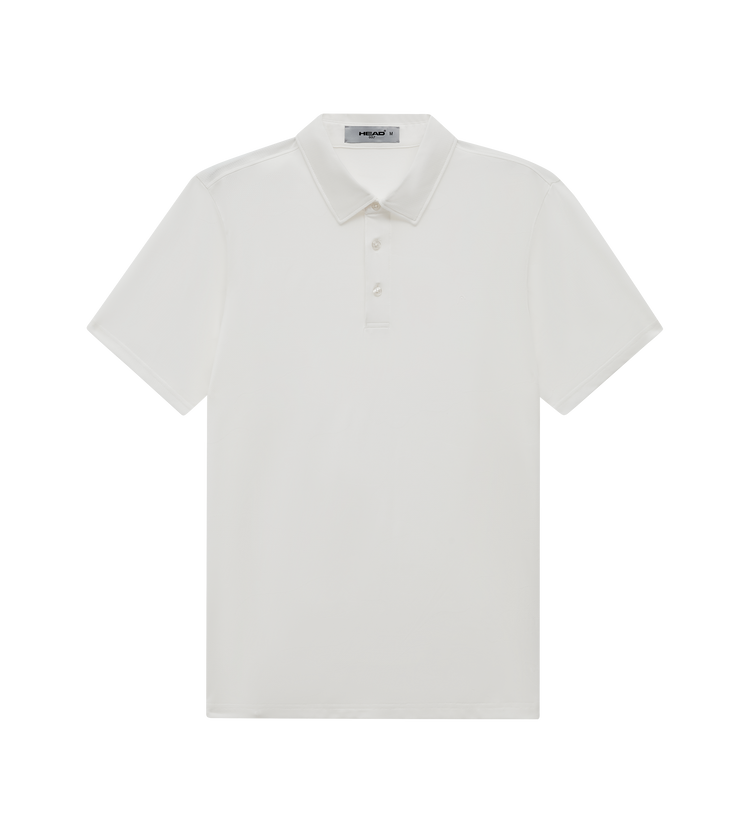 Jacquard Knit Polo - White | Head Golf
