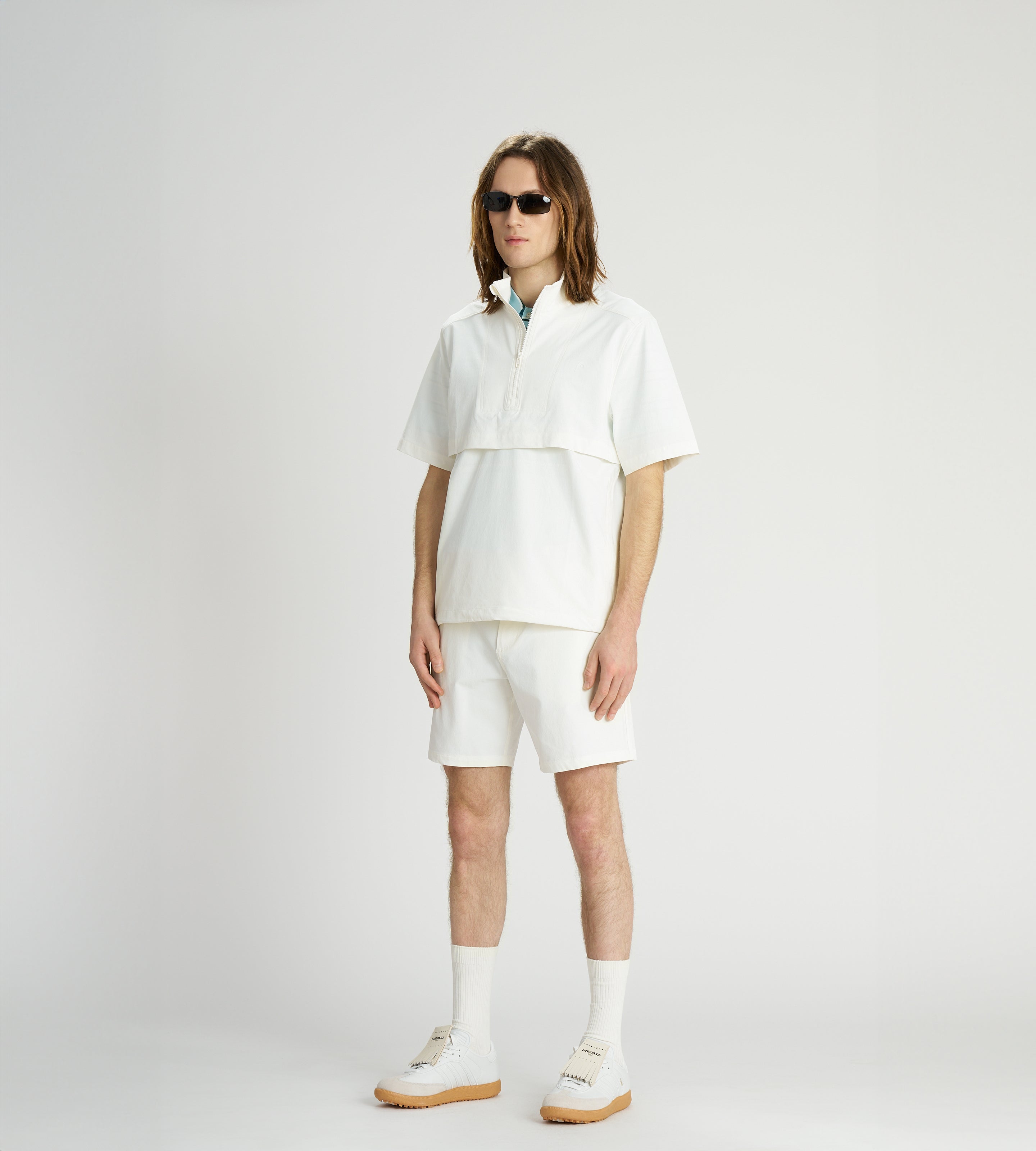 Signature Short Sleeve Anorak - White | Head Golf